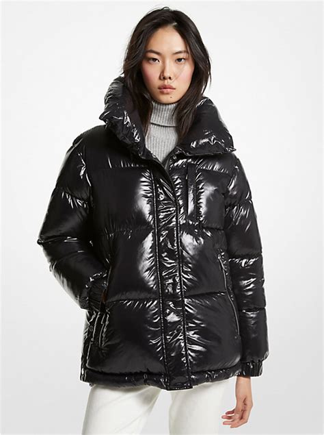 michael kors cire puffer coat|michael kors navy puffer coat.